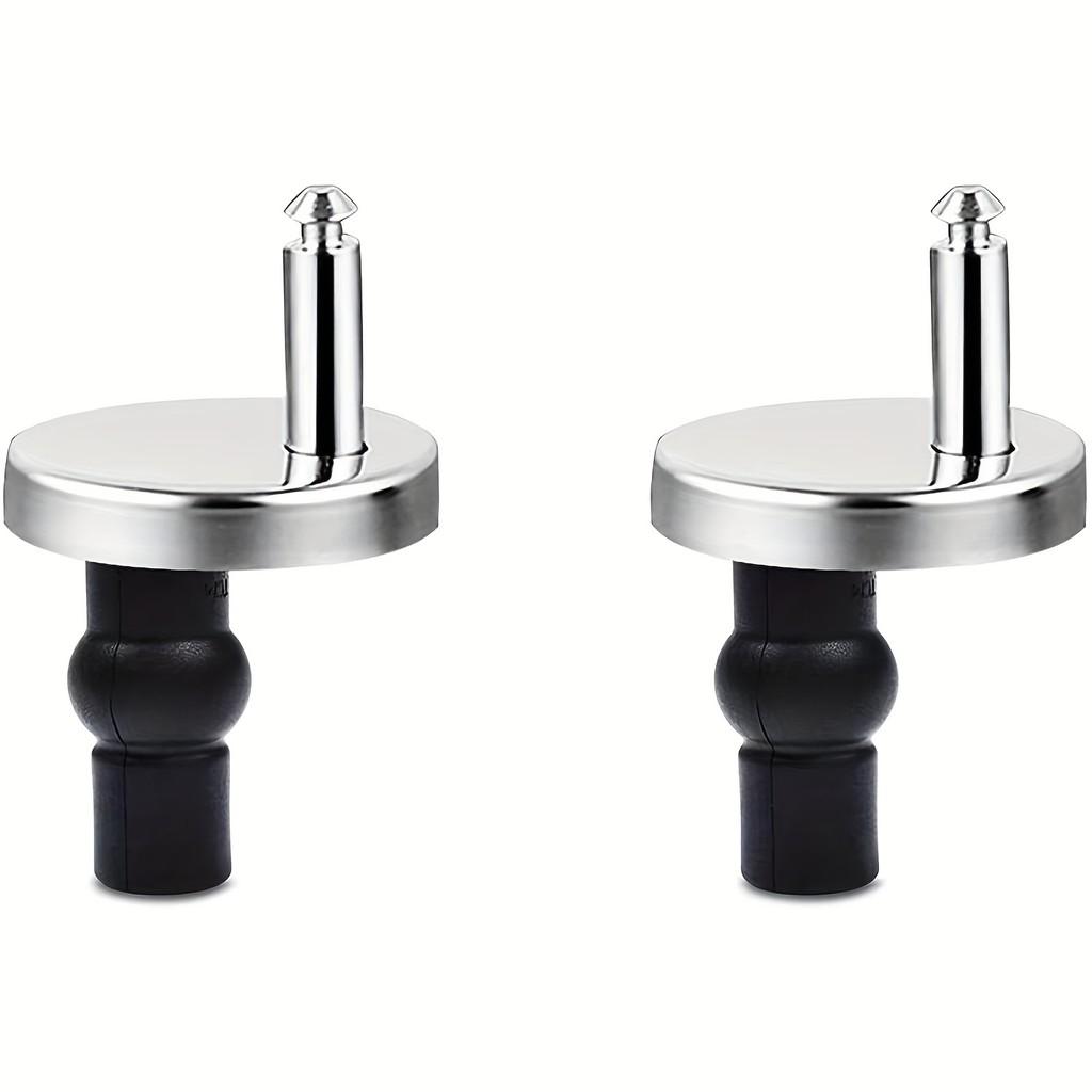 

2Pc Heavy-Duty Toilet Seat Hinge Set – Quick Release, Easy Install, Fit Standard Seats, Bathroom