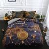 WTEMPO Airdom Nuovo Design Set Copripiumino 3D Bohemia Stampato Copriletto Queen King Size Poliestere Letto
