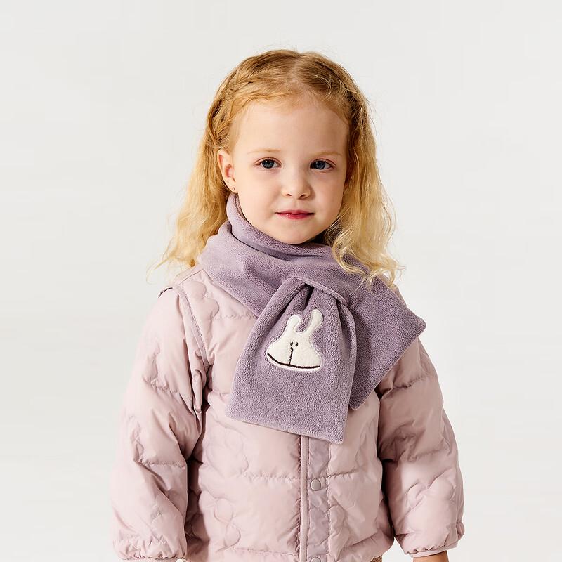 Tongtai Kids Double-Sided Fleece Neck Warmer Scarf 12x70cm