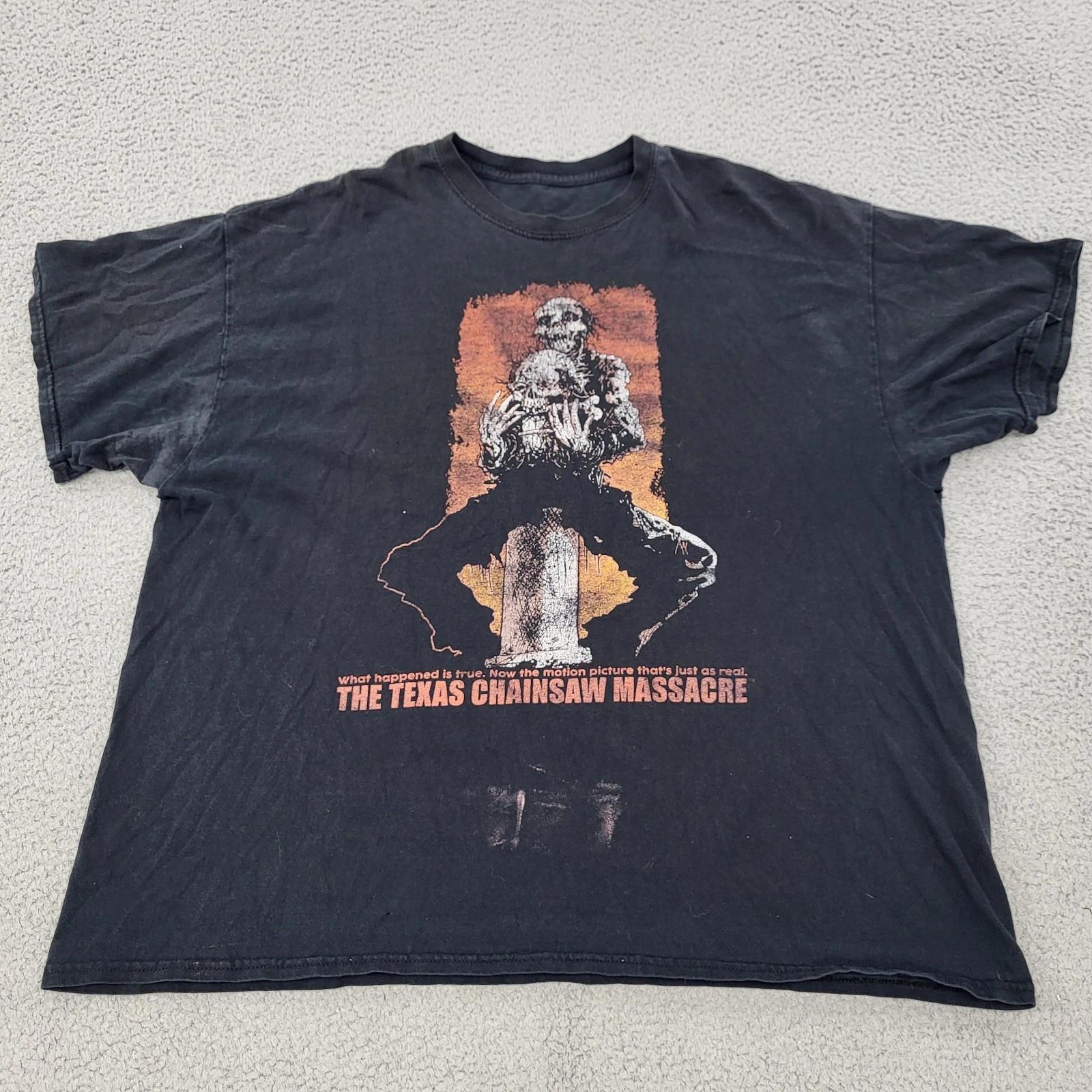 

Texas Chainsaw Massacre Shirt Mens 2XL XXL Black Graphic L