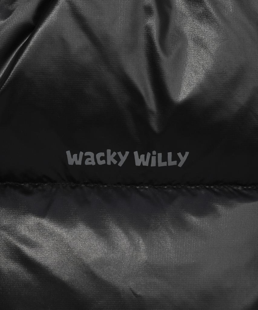 Wacky Willy Hooded Duck Down Jumper Black