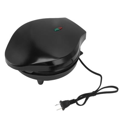 Schwarzer elektrischer Crêpe-Maker, 1200 W, antihaftbeschichtet, Eierrollen-Maker, schnelles Aufheizen, tragbarer Crêpe-Maker für