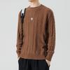 Hot Sale, Direct Supply, Autumn and Winter New Casual Crew Neck Sweater Bottom Knitted Sweater Large Size Loose Sweater