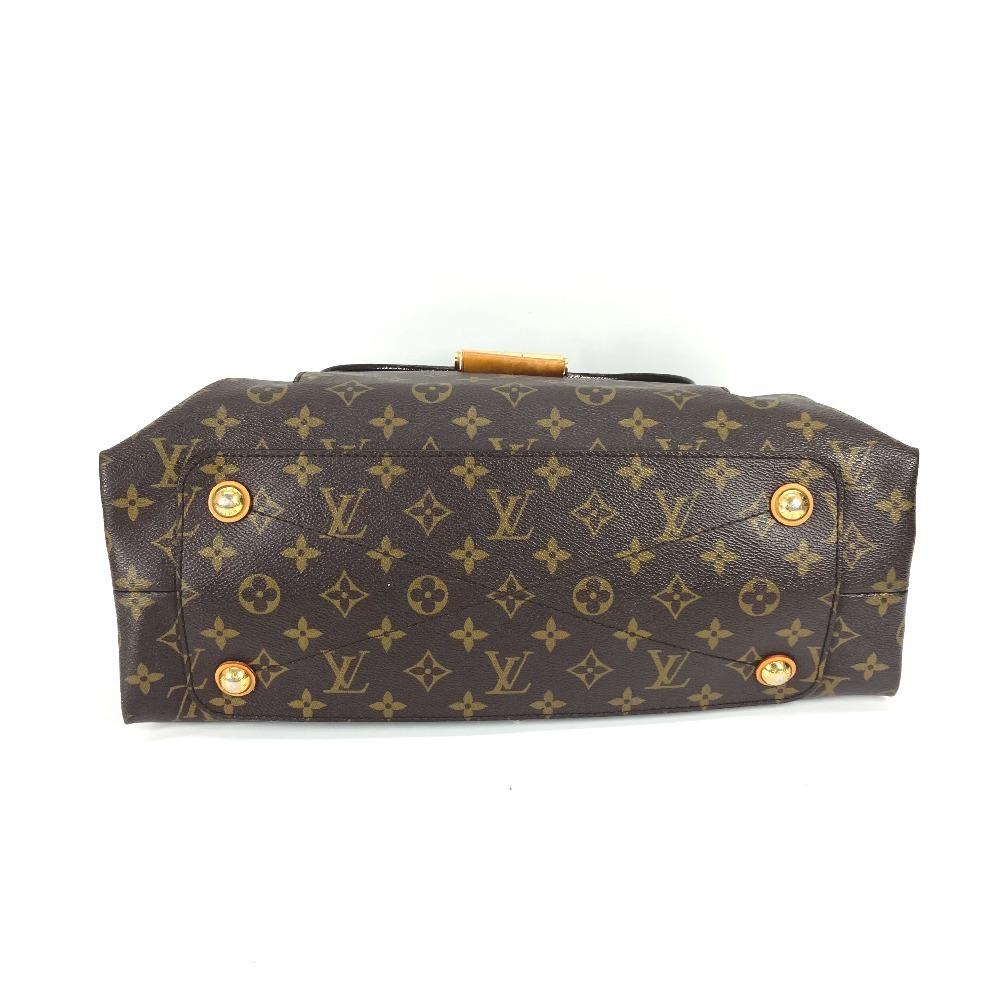 Louis Vuitton M40579 Monogram Oramp Tote Bag Flap Shoulder Bag Brown/purple