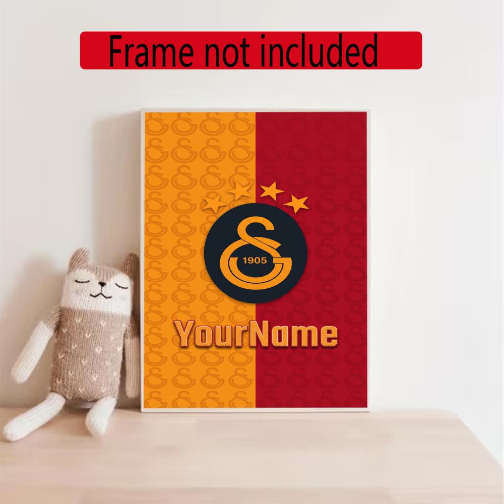 Galatasaray Personalized Name Diamond Paintings Mosaic Wall Round Diamond Art Painting Kits Embroidery Crystal Accessories Frameless