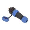 SP13 2 Pin Aviation Connector IP68 Waterproof Butt Joint Plug Socket Electrical Cable Wire Connector