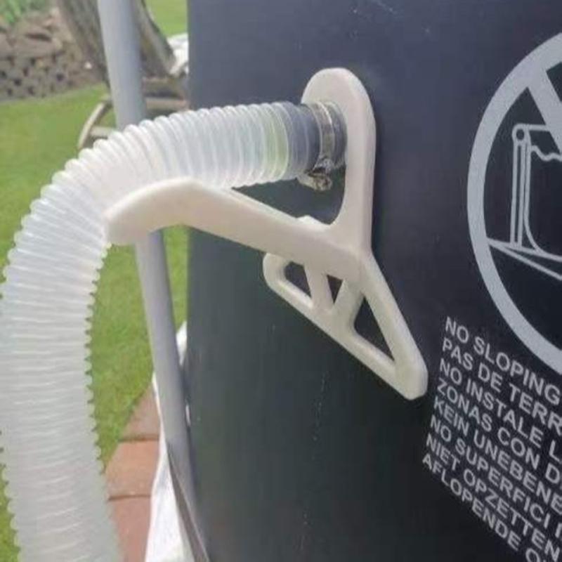 Above Ground Pool Hose Guide Hook, Side Mount Support Frame for Hose Routing and Side Area Placement During Use