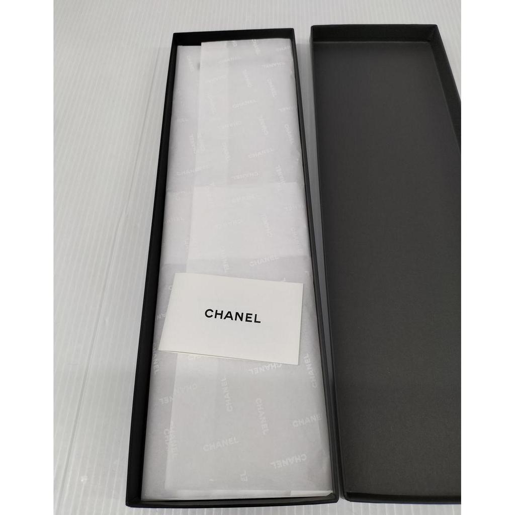 Used CHANEL Blue Hair Scarf