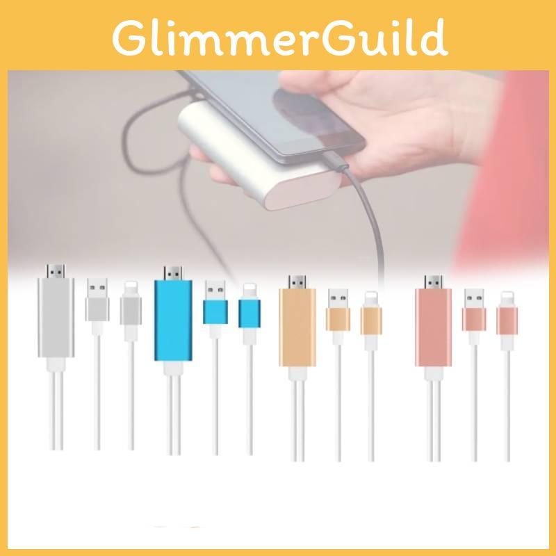 Adapter Lightning Hdmi Cable Mobile Phone 18m Copper Conductor Data Line