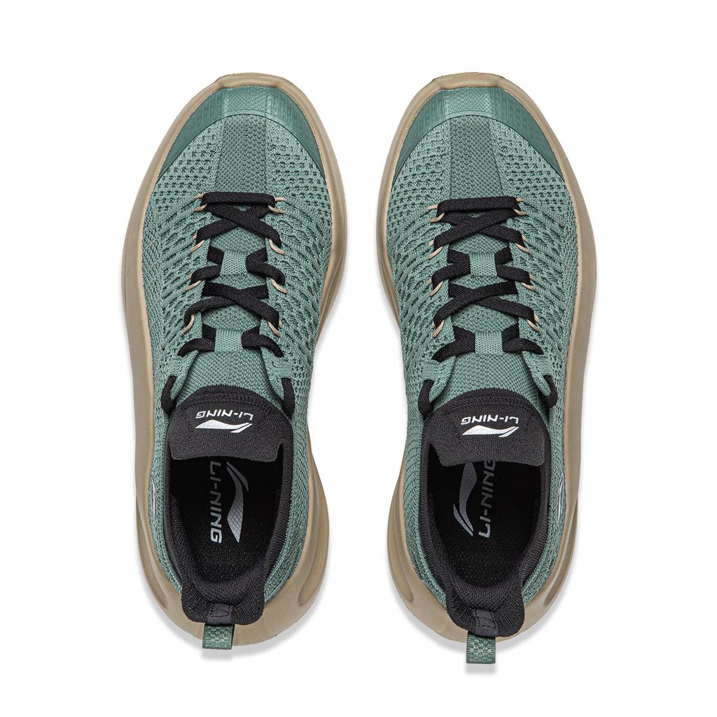 Li Ning Cloud Wave Slip On Cushioning Slip Resistant Abrasion Resistant Lightweight Low top Casual Shoes Women's AGLW052-1