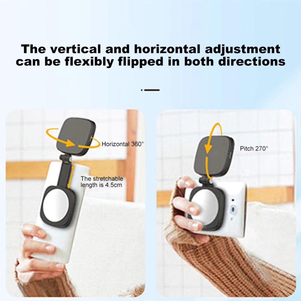 With Makeup Mirror Magnetic Phone Selfie Light Folding LED Phone Fill Light  Video Recording