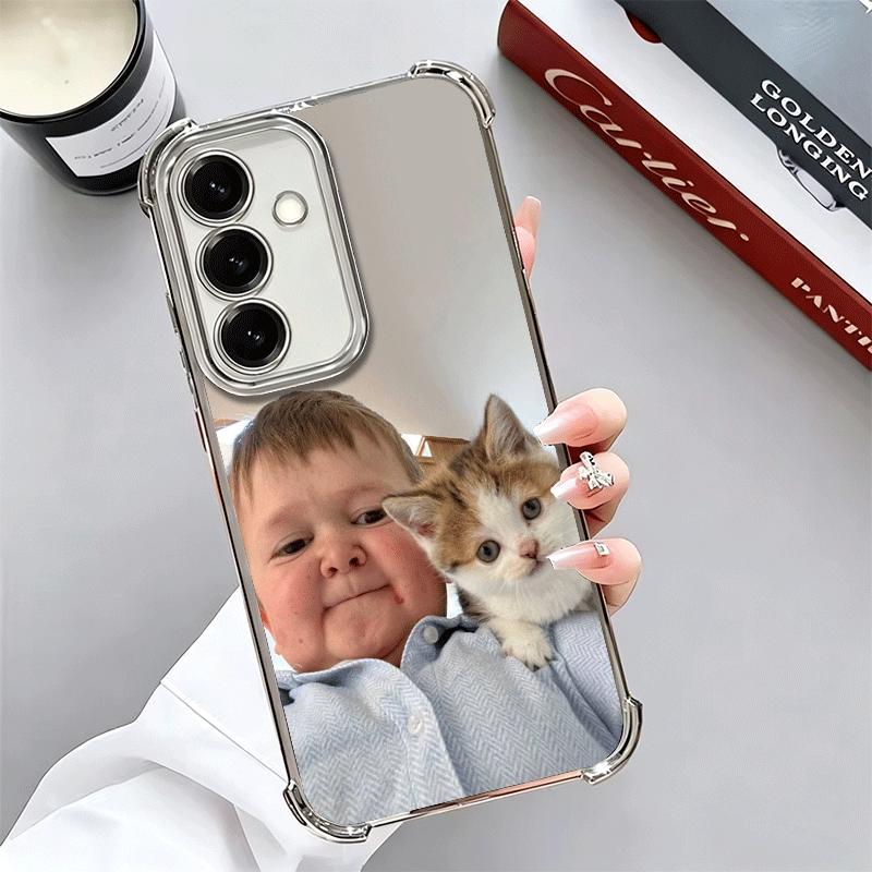 

Funny Babaite Hasbulla Plating Phone Case For Samsung A17 A07 A37 A57 A16 A56 A15 A55 A14 A54 A13 A53 A26 A36 A25 A35 A24 A34 A2 Samsung A36