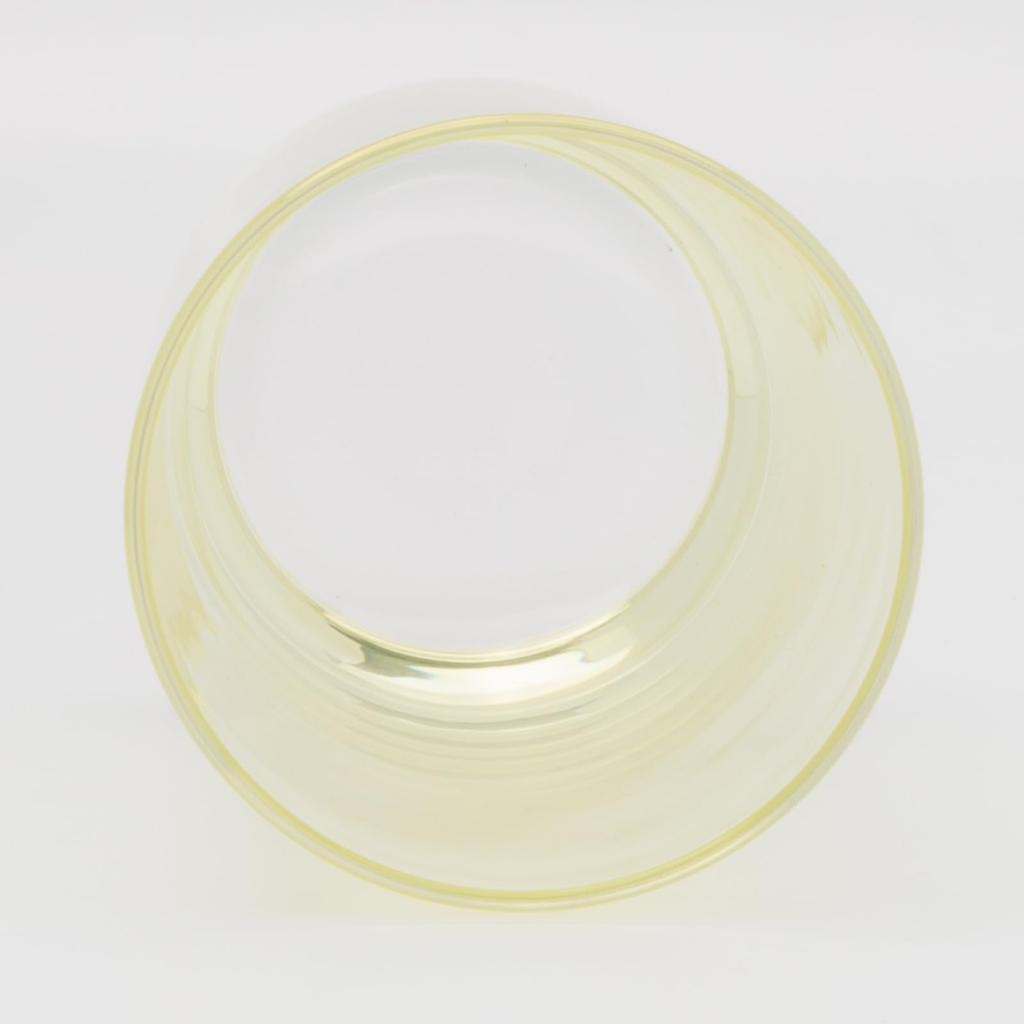 Otsuka Glass "Pinsale" Tumbler, Glasbecher, ca.. 250ml, Gelb, Hergestellt in Japan, 6224-727-4-1P