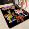 Scoobydoo Spooky Night Adventure Patterned Rug Soundproof Noisereducing Carpet For Bathroom Kitchen Home Party Decor Christmas Gift