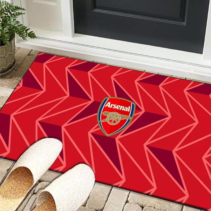 1PC rug Arsenal Football Club Crest Carpet, Chair Rug,Area Rug for Office Bedroom living rooms bedroom, Doormat decor Christmas fan gifts