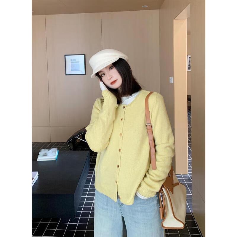 PRASE Кардиган из смеси шерсти мериноса и сладкого чая L