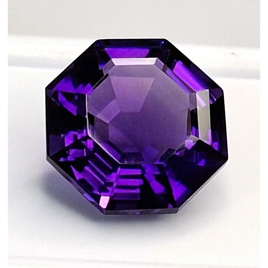 Certified Natural Purple Amethyst Octagon Cut 7-9 Ct Stunning Loose Gemstone