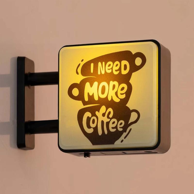 

Mini Lightbox Fridge Magnet Coffee Creative Tourism Souvenir Magnetic Luminous Light Box Home Decoration Gift