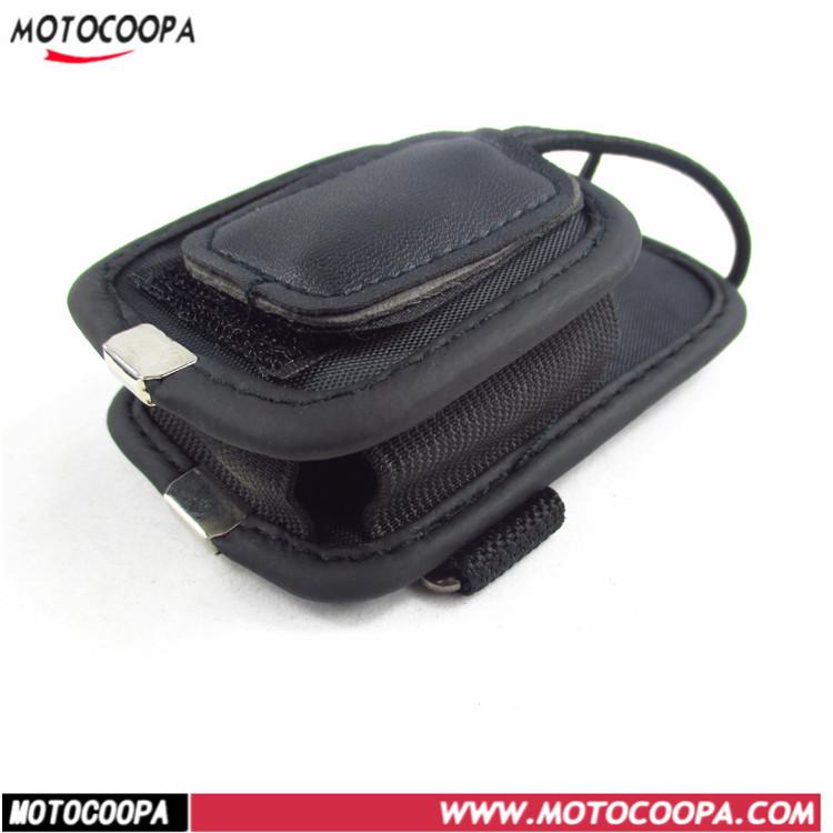 Meiteke Walkie-talkie Leather Case with Adjustable Shoulder Strap and Three-point Harness