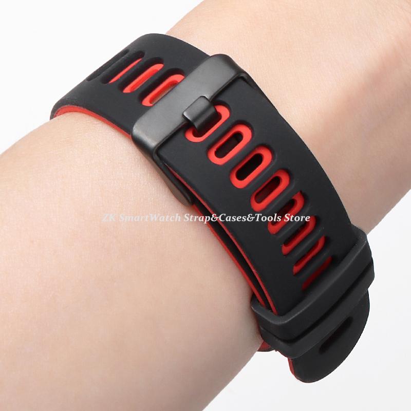 Bracelets de Montre Universels 22mm 20mm à Libération Rapide Bracelet en Silicone Souple en Caoutchouc Bracelet pour Montre Connectée Huawei Samsung Xiaomi Amazfit