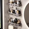 Danle Space Aluminum 3-Tier Bathroom Storage Rack