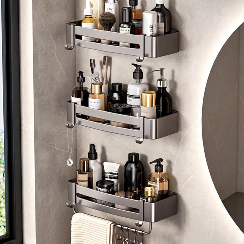 Danle Space Aluminum 3-Tier Bathroom Storage Rack