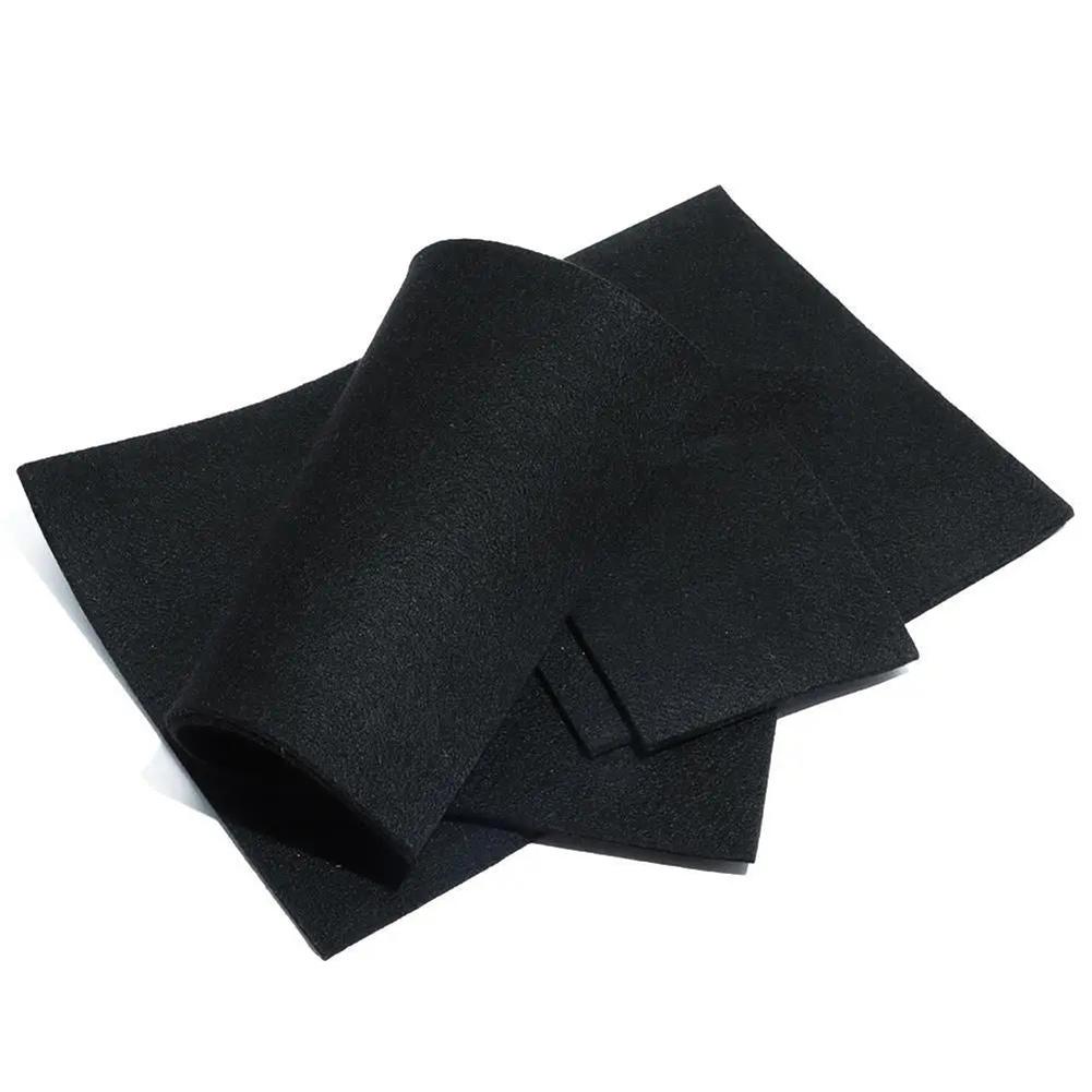Fireproof Mat Welding Blanket Black Insulation Pad High Temperature Resistant Carbon Fiber Felt for Industrial Welding Safety