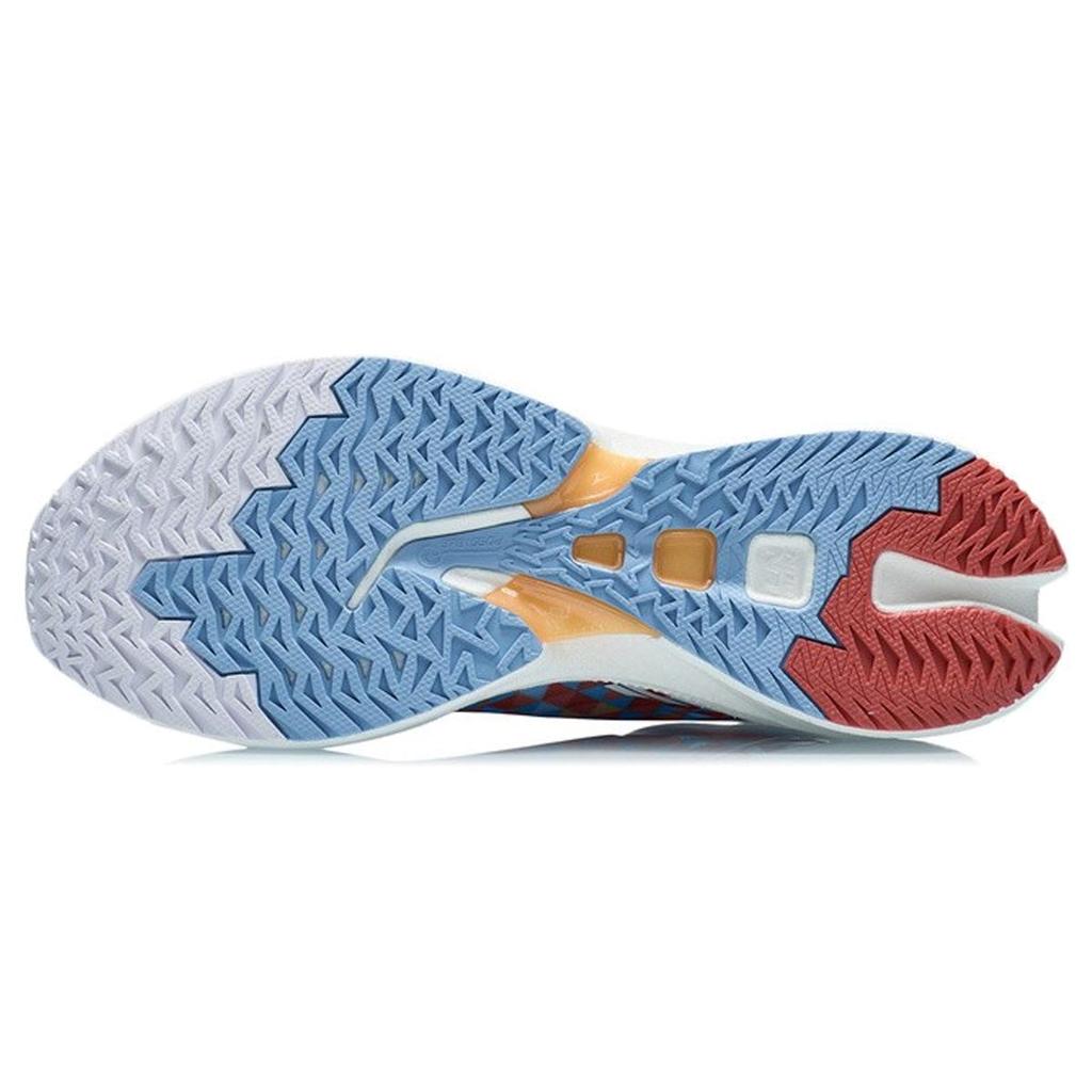 Li Ning Feidian Discovery Atmungsaktiv Rückfedernd Atmungsaktiv Und Elastisch Niedrig geschnitten Laufschuhe Herren Weiß ARMR005-6