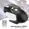 Optical 1200DPI Wireless Gaming Mouse Comfortable Grasp No Delay 2.4G Wireless Mouse - Black