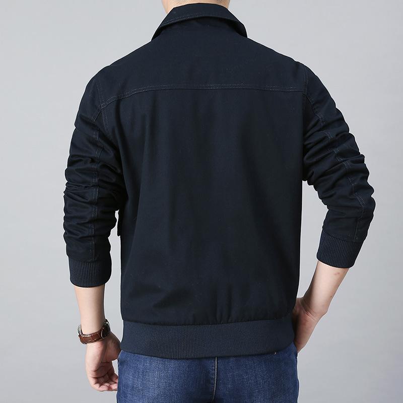 Новая летная куртка мужская большого размера свободная рабочая куртка весна и осень — фото 5