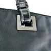 PRADA Triangular logo Tote Bag black Women used
