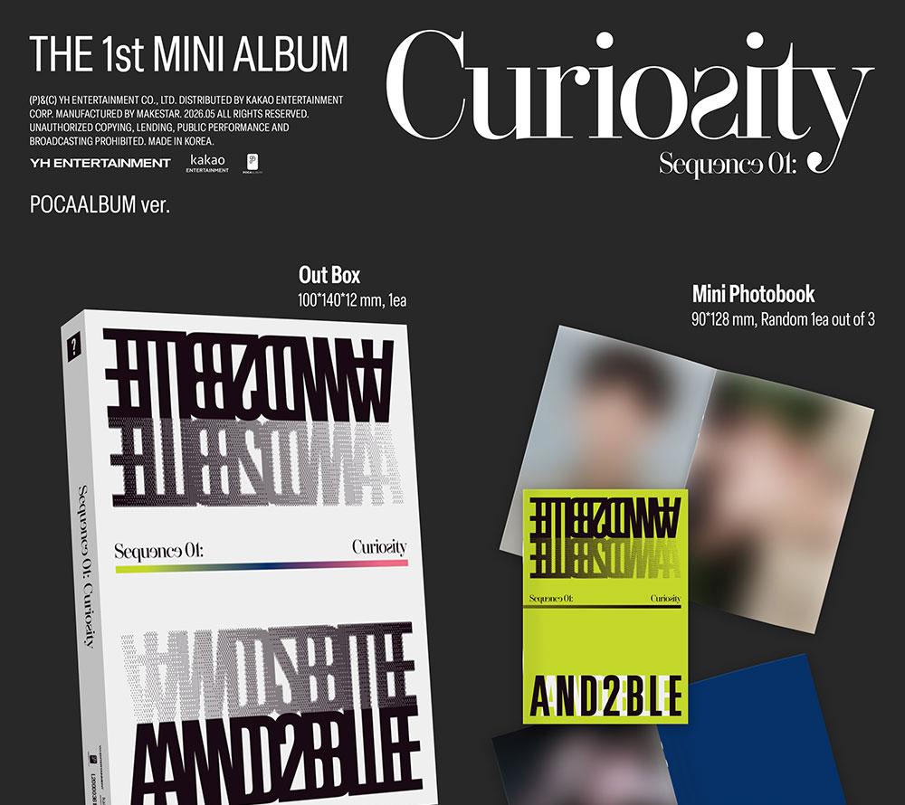 AND2BLE [Sequence 01: Curiosity] 1st Mini Album (POCAALBUM Ver.)