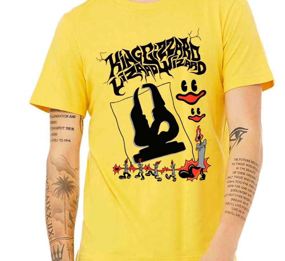 King Gizzard and Lizard Wizard Band yellow album Tshirt Unisex X036 Unisex T-Shirt XL