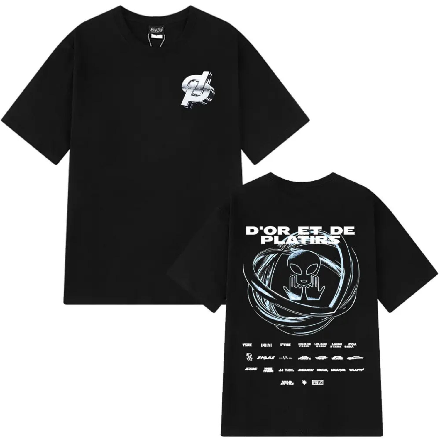 

Rapper Jul Graphic T-shirt Men s Women Clothing Fashion Hip Hop T-shirt Casual Cotton Harajuku Short Sleeve Oversized Y2K Top S чёрный