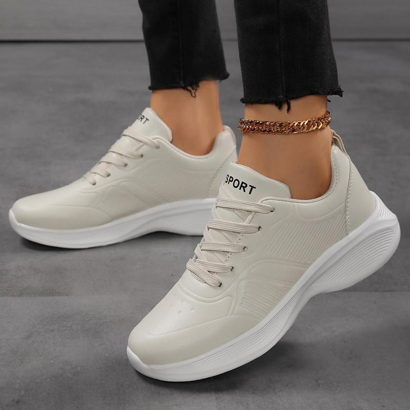 Adidași Portocalii de Primăvară Adidași din Piele pentru Femei Platformă cu Talpă Groasă de Lux Pantofi Sport Femei Adidași Impermeabili Ușori