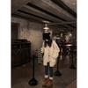 Age-reducing lamb wool versatile and good-looking top autumn and winter lamb wool fashion temperament white coat women