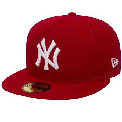 Czapka męska New York Yankees MLB Basic, czerwona czapka męska