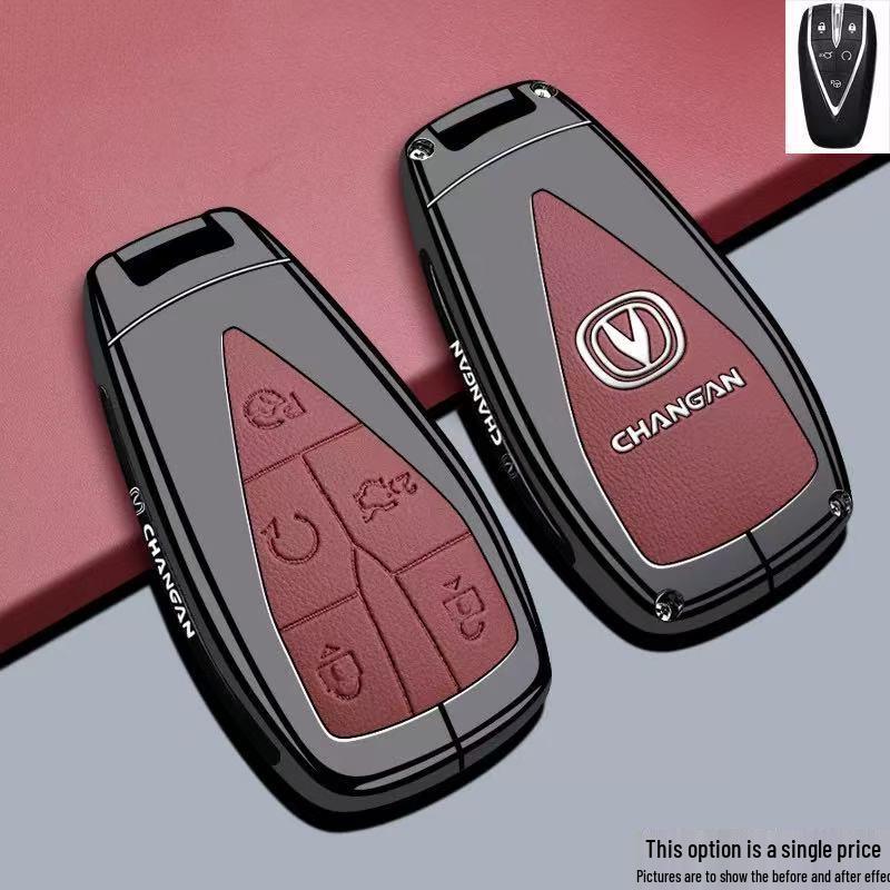 

Changan Eado Key Case for CS75Pro, CS55Plus, Yidong: Fourth Gen Car Bag, Buckle Shell.