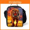 Animal School Lunch Bags Kids Boy's Food Carriers With Soft Handle For Travel