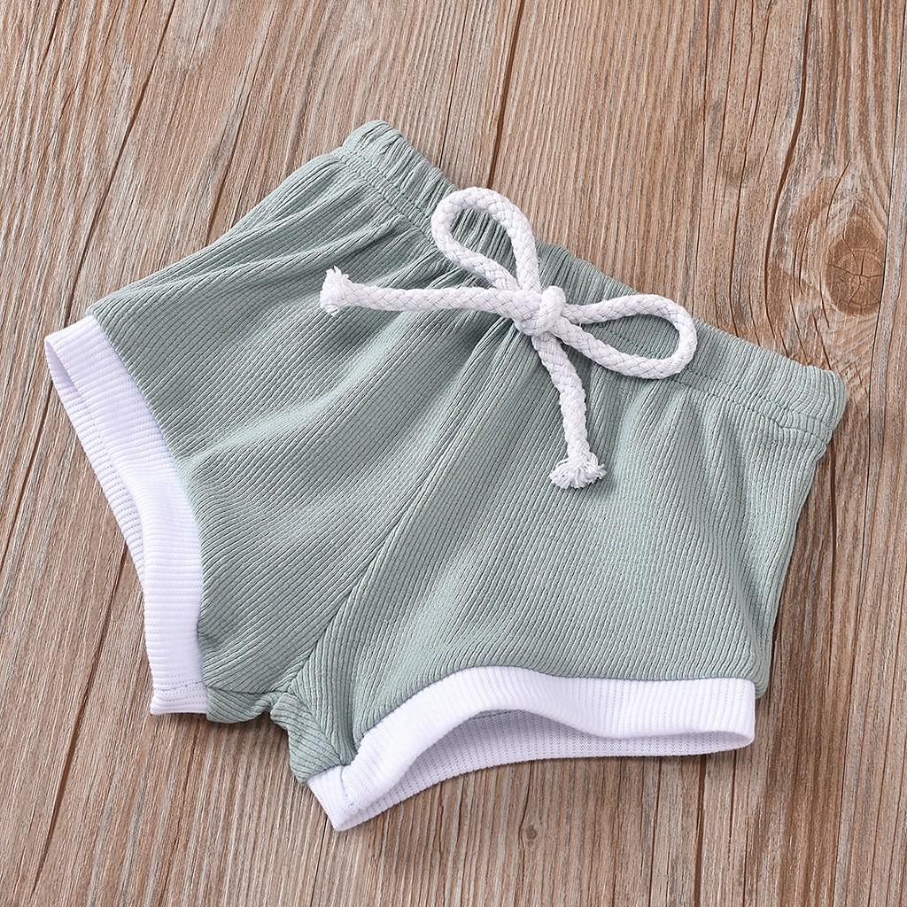 Zestaw Ubraniowy dla Noworodka Bez Rękawów Bawełniany Podkoszulek + Spodenki