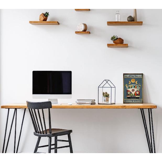 Retro Hippie Decor Wall Art Poster - "Every Little Thing is Gonna Be Alright" Vintage Metal Sign, Perfect for 70s Themed Rooms and Cool Poster