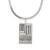 Tarot Cards Necklace for Women Stainless Steel Snake Chain Suit of Swords Traditional Tarot Art Minor Arcana Amulet Jewelry