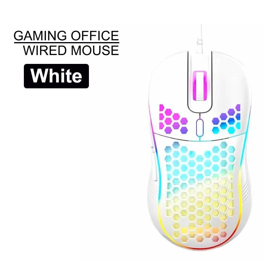 USB Wired Gaming office Mouse Mechanical Mouse USB Illuminated Mouse Adjustable Optical Gaming Mouse for Desktop Laptop