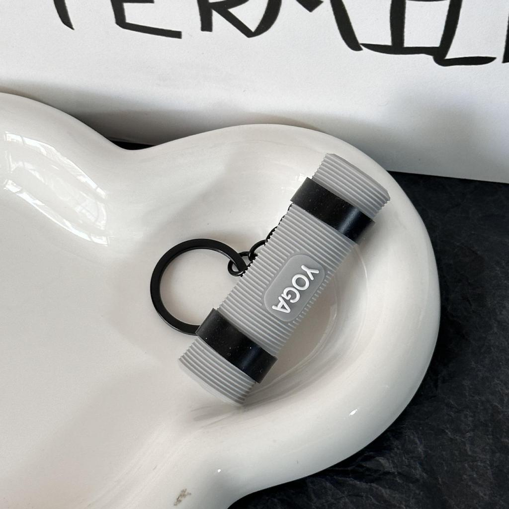 Miu Series Dumbbell Plate Keychain: Trendy Fitness Accessory & Sports Jewelry Gift