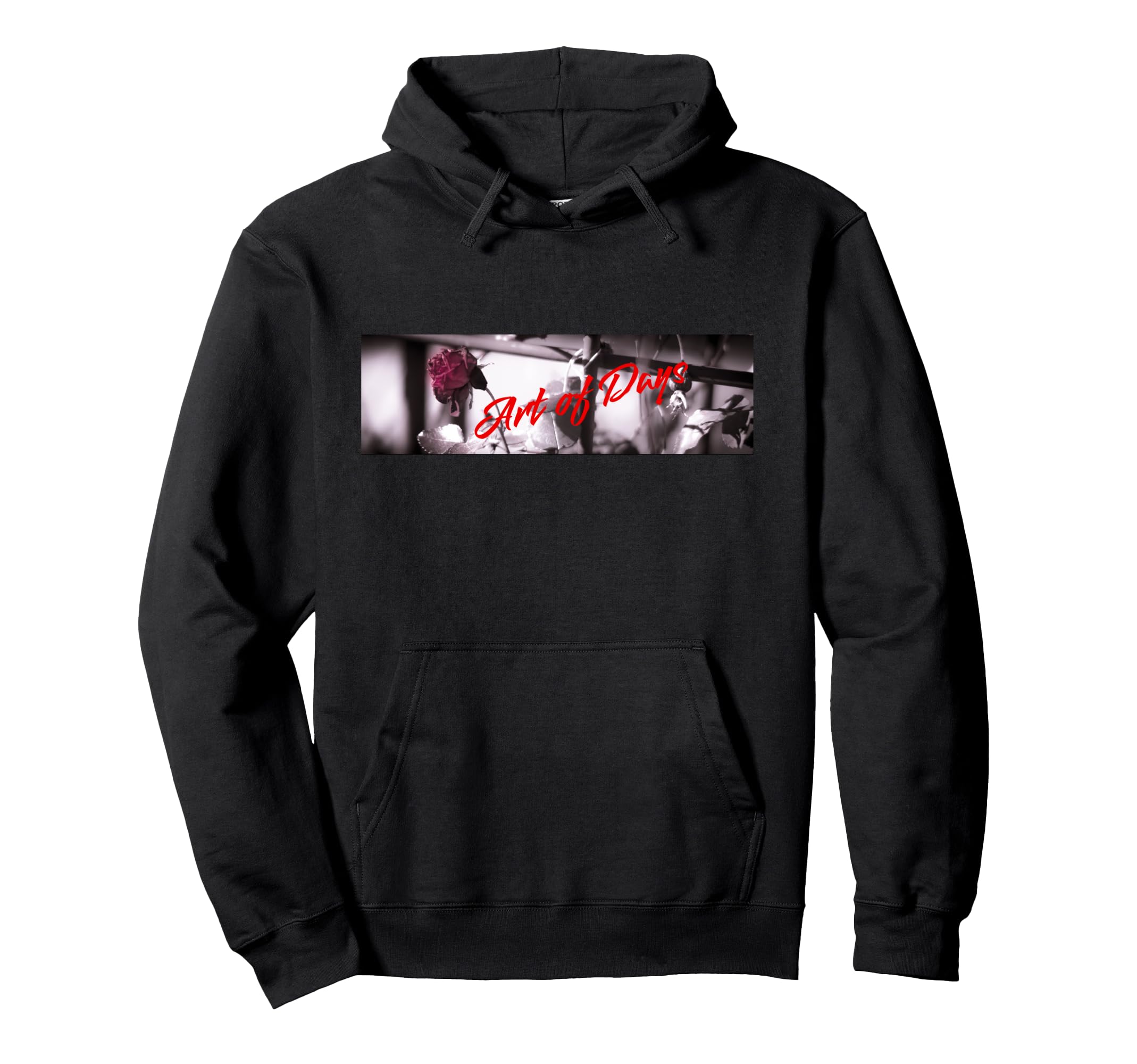 Fine Art 001 Back Print Photo Instant Camera Stylish Landscape Monochrome Hoodie for Men and Women