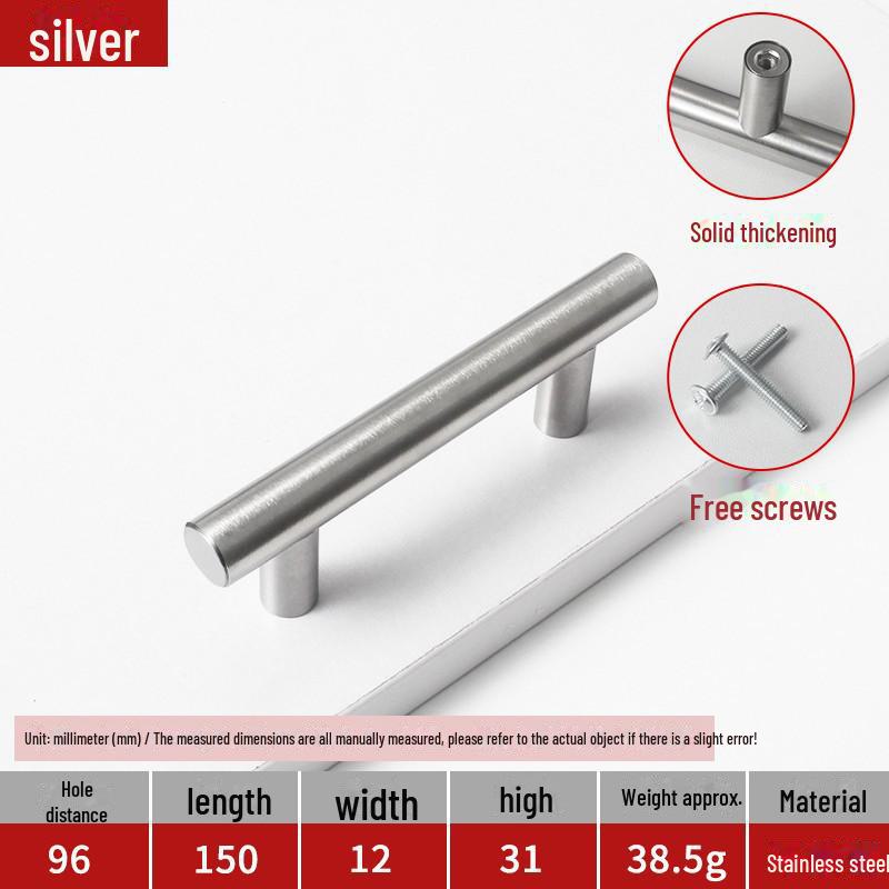 

Современная ручка для шкафа из нержавеющей стали черного и золотого цвета