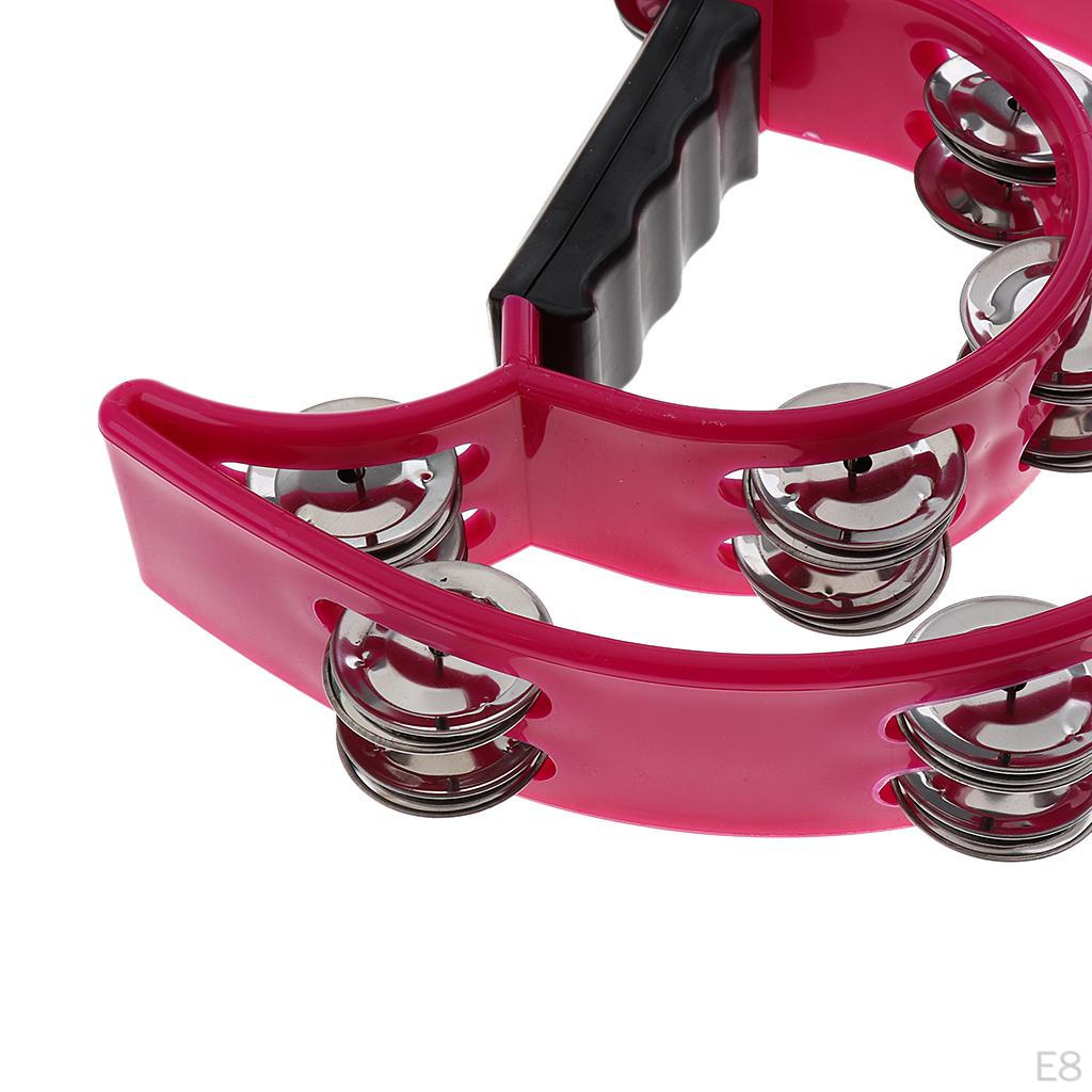 7 Rattle Musical Tambourine Handbell Shaker Drum Accs Parts