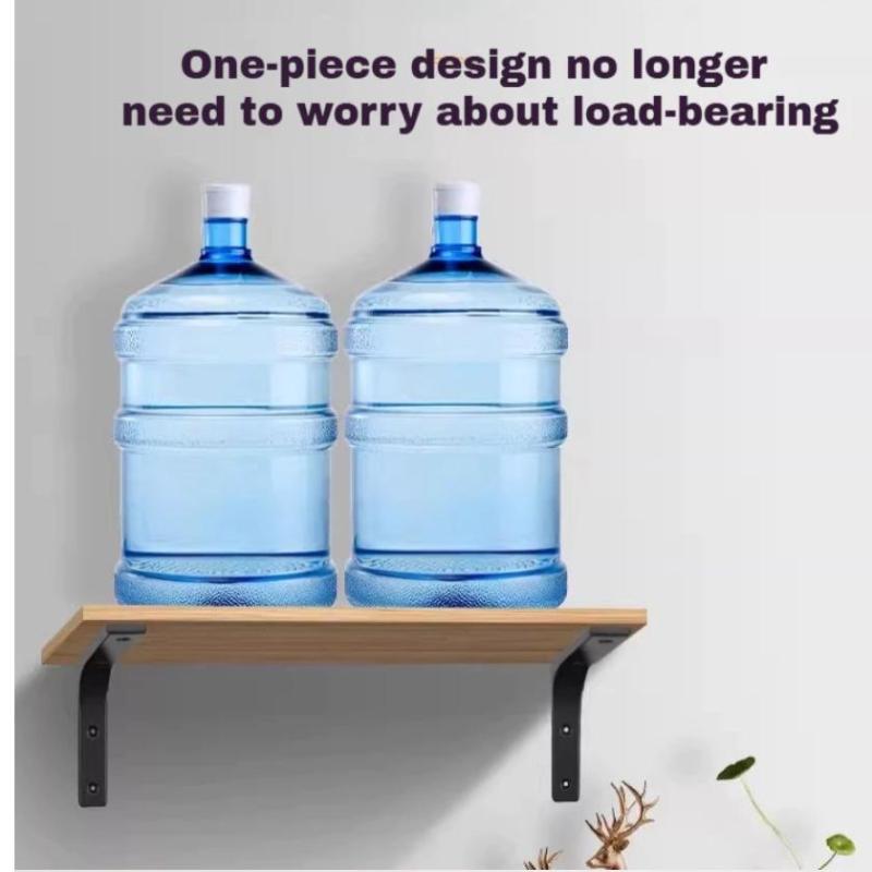 Wall Shelves Floating Wood Water Resistant-Space Saving Storage Display Rack Kitchen Bathroom