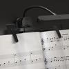 LED Music Stand Light with Flexible Neck Clip On Reading Light Touch Stepless Dimming Bedside Night Light for Piano Sheet Music