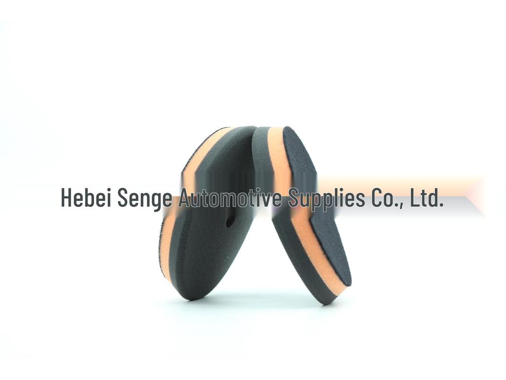 Double-Layer Self-Adhesive Car Detailing Sponge with Beveled Edge for Waxing and Polishing
